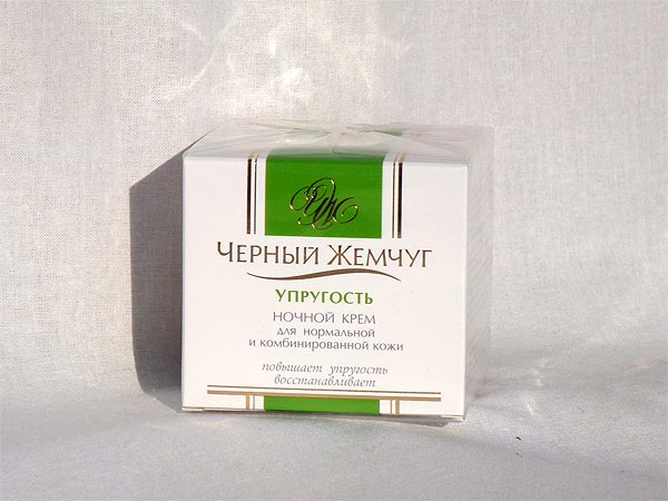 Черный жемчуг крем ночной Упругость (д/норм. и комб.), 50мл | Химопт-НН ...